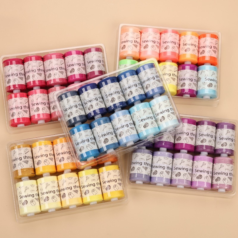Sewing Thread Production - 다색 재봉실 세트, 가정용 재봉틀에 적합한