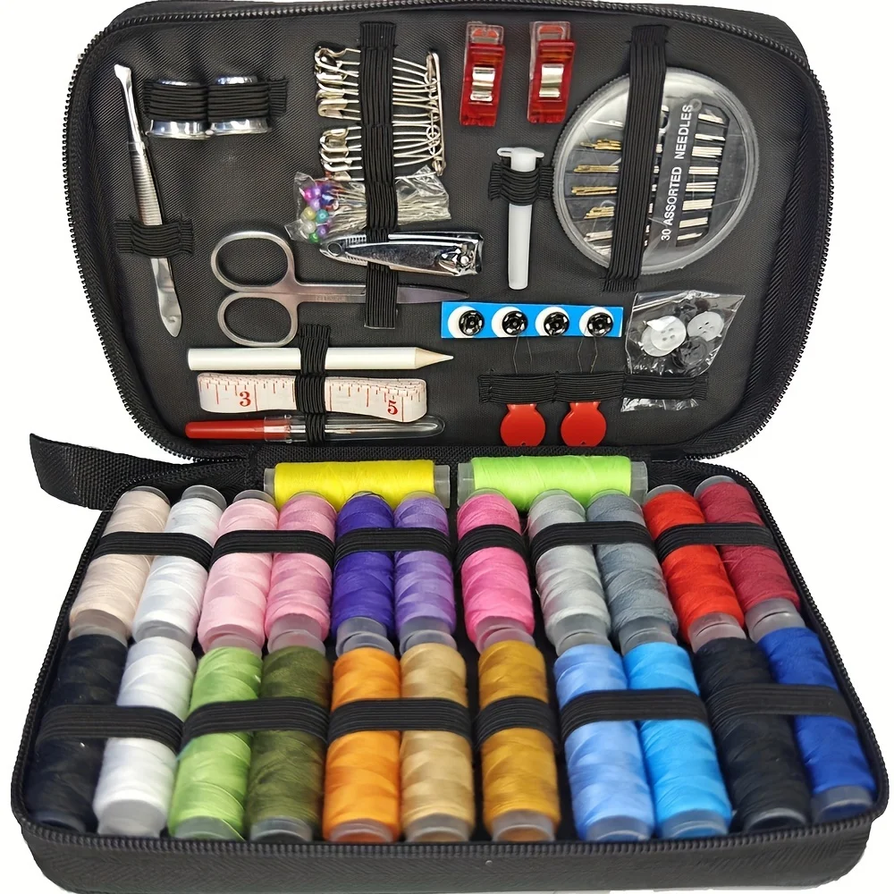 Sewing Thread Production - 67/128pcs 재봉 용품 및 액세서리가 포함된