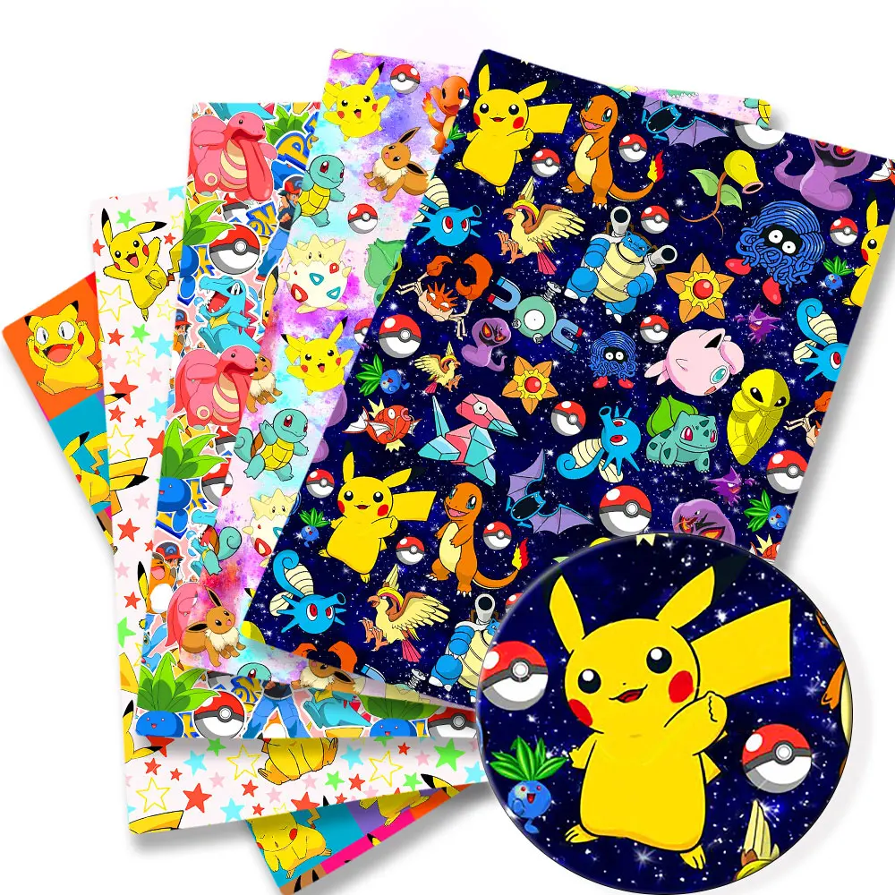 Sewing Production - 포켓몬 만화 Fabric140*50cm 수제 봉제 패치
