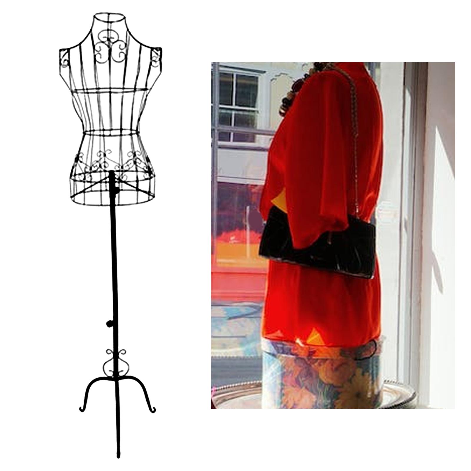 Dress Form Mannequin - 여성 마네킹 철제 바디 스탠드 조절