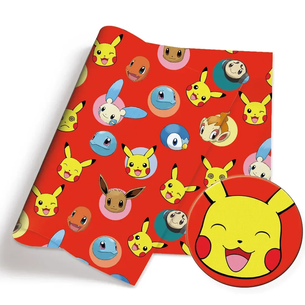 Sewing Production - 140x50CM 포켓몬 만화 프린트 원단 DIY