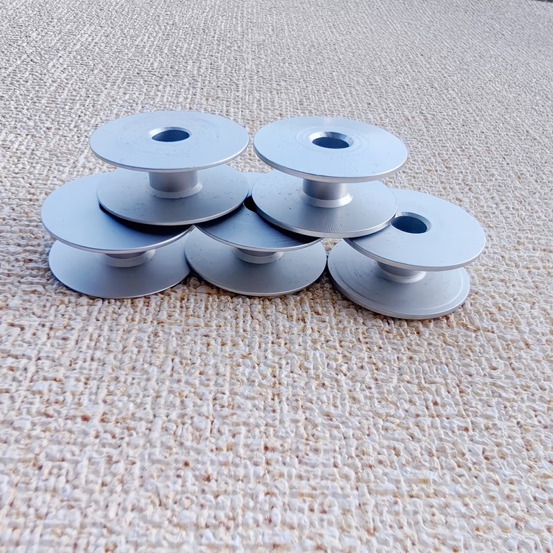 Sewing Thread Production - 의류 생산용 알루미늄 재봉 보빈 35개,