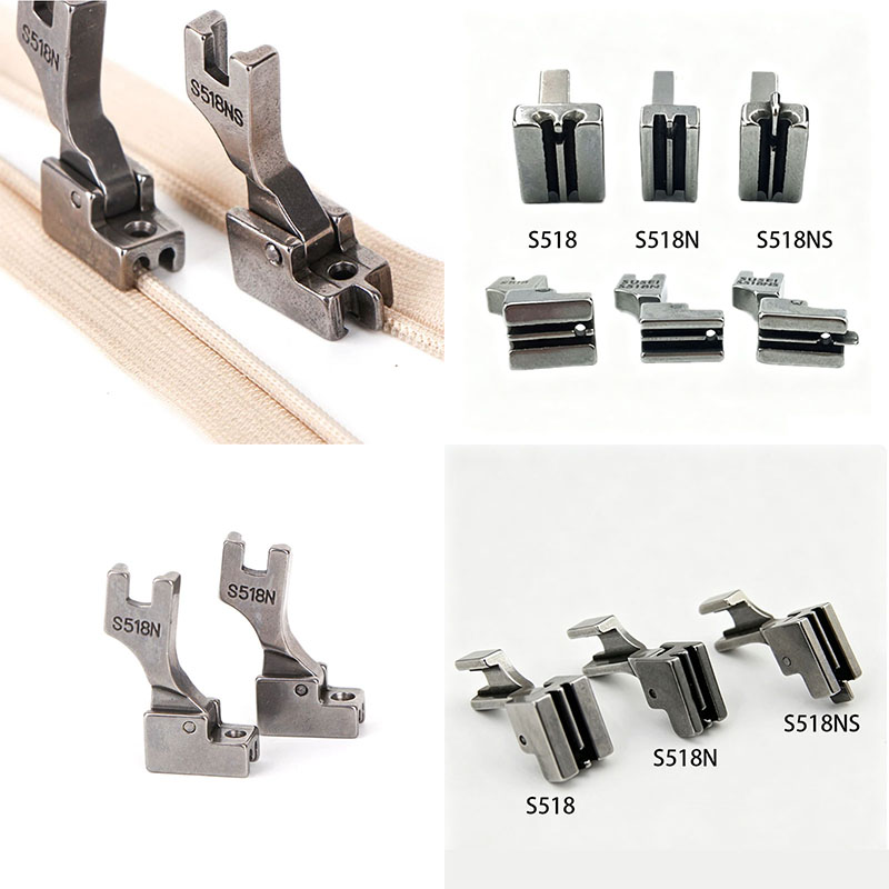 Zipper Foot Presser - S518 S518N S518NS 보이지 않는 지퍼