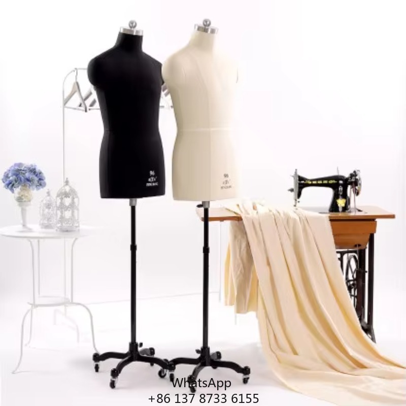 Dress Form Mannequin - 남성 상반신 재봉 마네킹, 성인용 실물