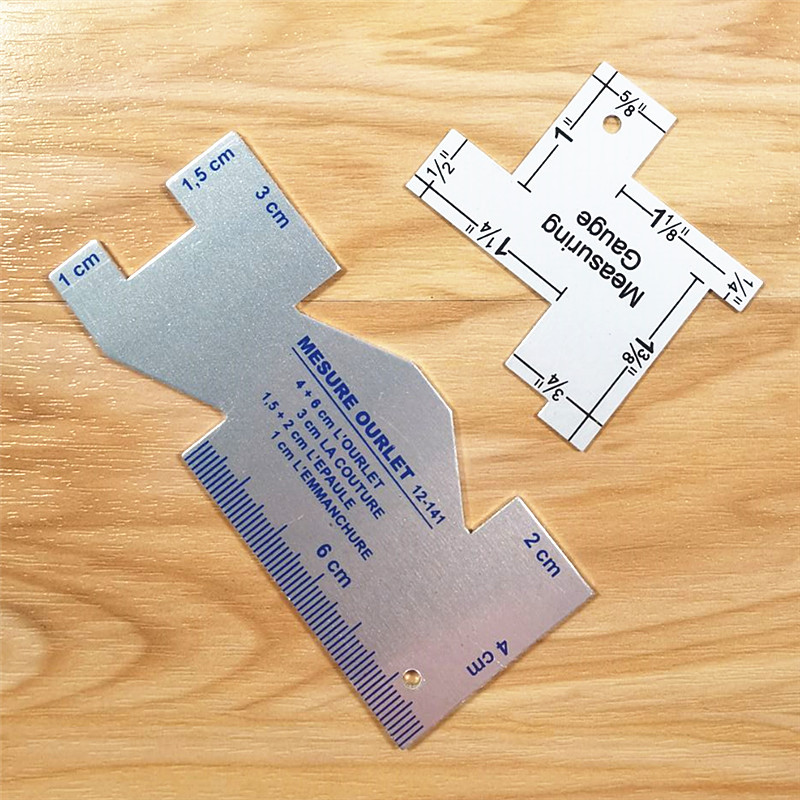 Seam Gauge Metal - 정밀 재봉 측정 게이지 금속 퀼팅
