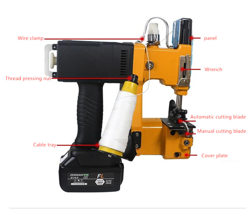 직조 가방 밀봉 기계, 890D 휴대용 충전식 리튬 배 - Sewing Machine In Textile Industry 리뷰 및 가격