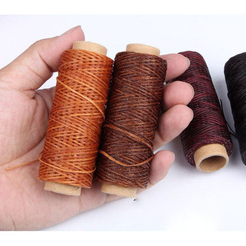 가죽 왁스 처리된 실 30Me 210D 왁스 스트링 코 - Sewing Thread Production 리뷰 및 가격