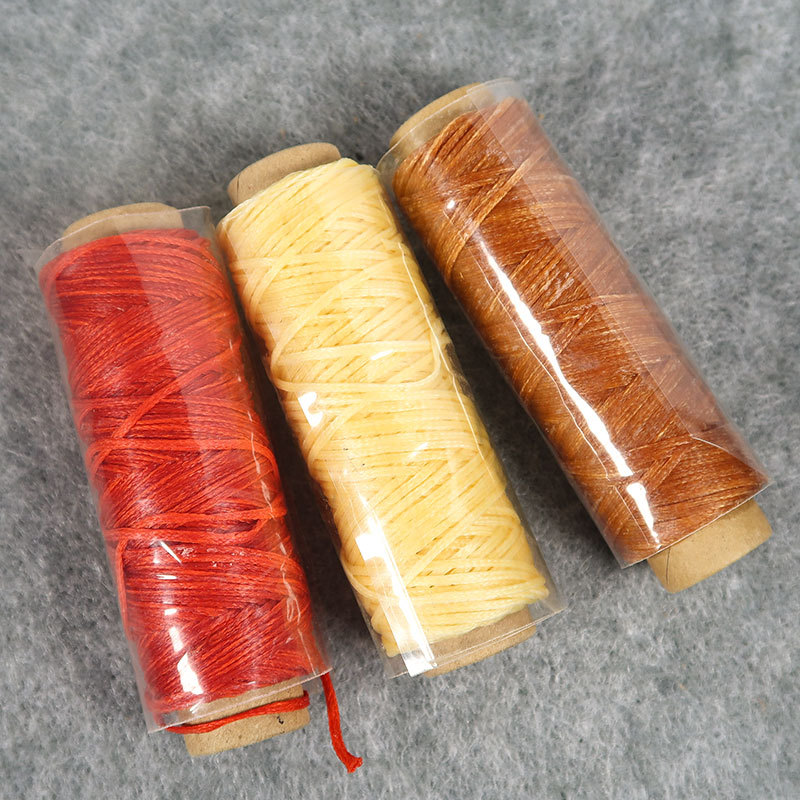 가죽 왁스 처리된 실 30Me 210D 왁스 스트링 코 - Sewing Thread Production 리뷰 및 가격