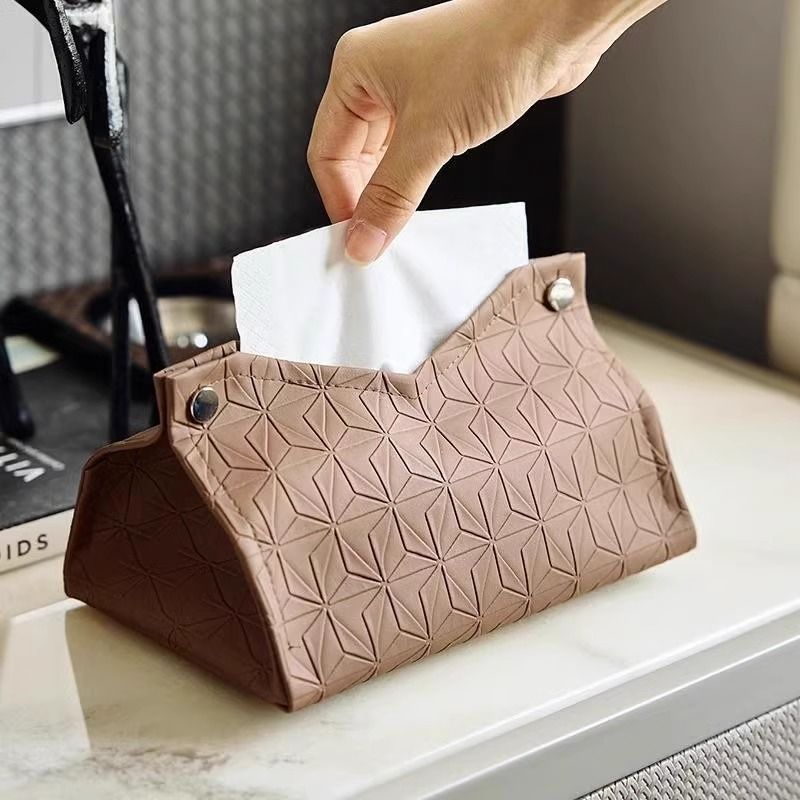 기하학적 질감 티슈 박스 거실 커피 테이블 티슈 커버  - Pattern Tissue Paper 리뷰 및 가격