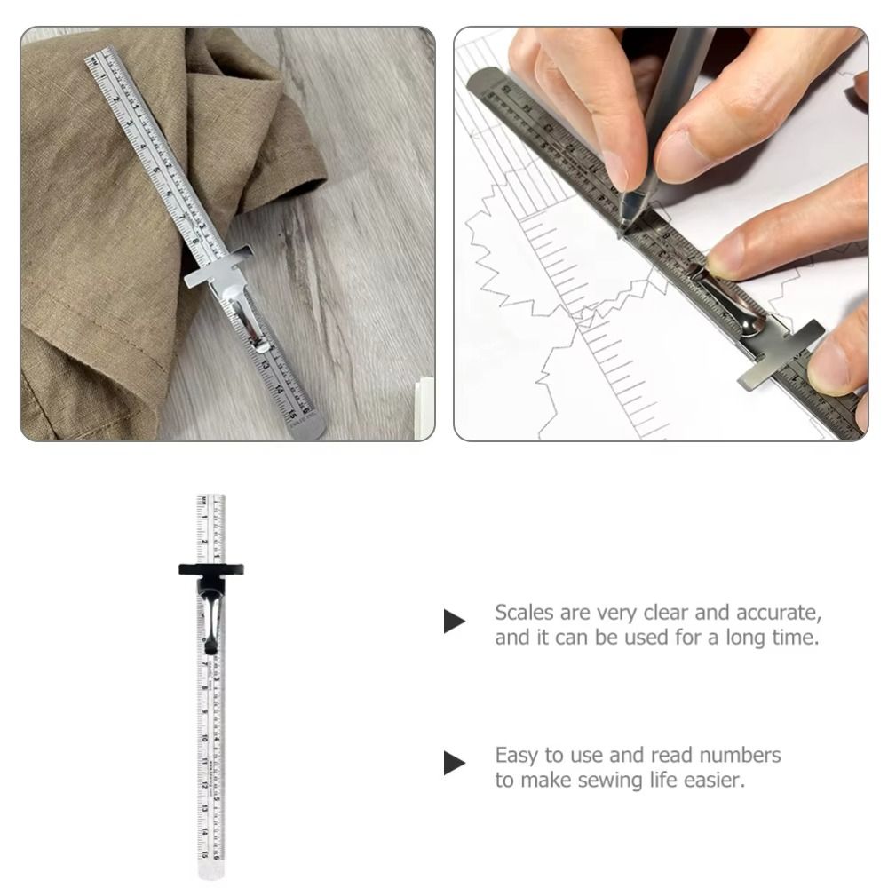 분리형 클립 스테인레스 스틸 자 정확한 눈금 정밀 측정 - Seam Gauge Metal 리뷰 및 가격
