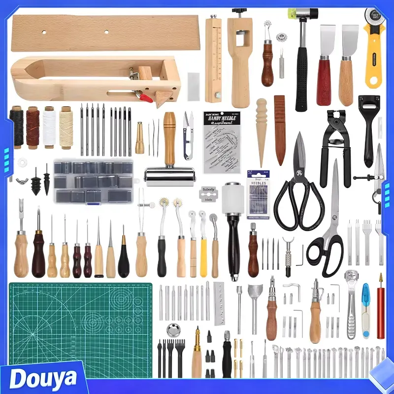 JP 핸드 스티칭 조각용 콤비네이션 실, 송곳, 골무, - Sewing Thread Production 리뷰 및 가격