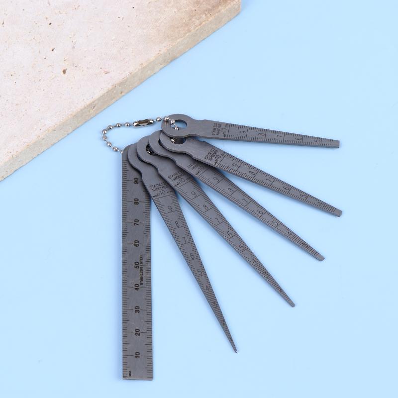 6종 페이러 게이지, 테이퍼 게이지, 스테인리스 스틸  - Seam Gauge Metal 리뷰 및 가격