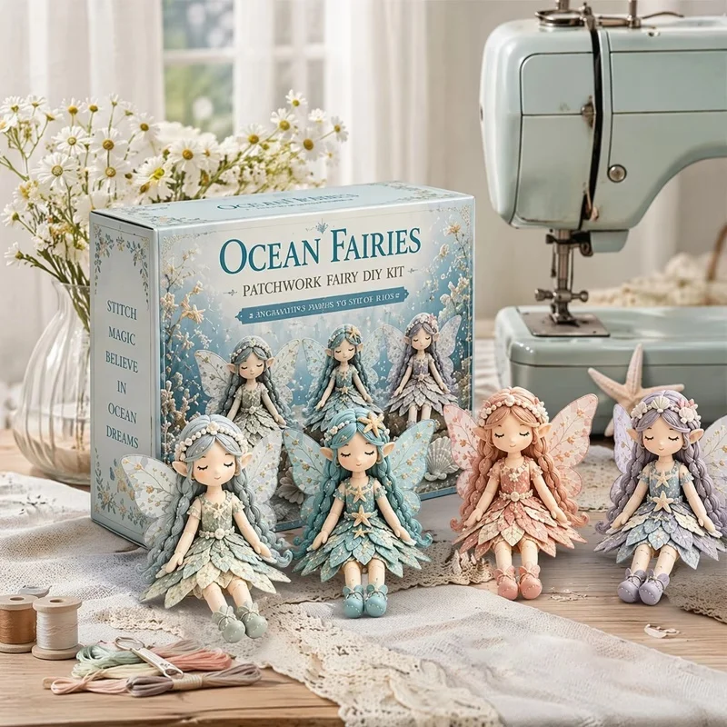페어리 패치워크 바느질 키트 4종 DIY 공예 세트,  - Sewing Production 리뷰 및 가격