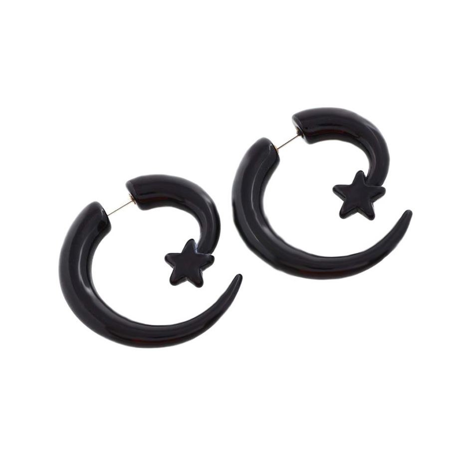 Alisouy 쌍 블랙 아크릴 가짜 치터 트위스트 나선 - Seam Gauge Metal 리뷰 및 가격