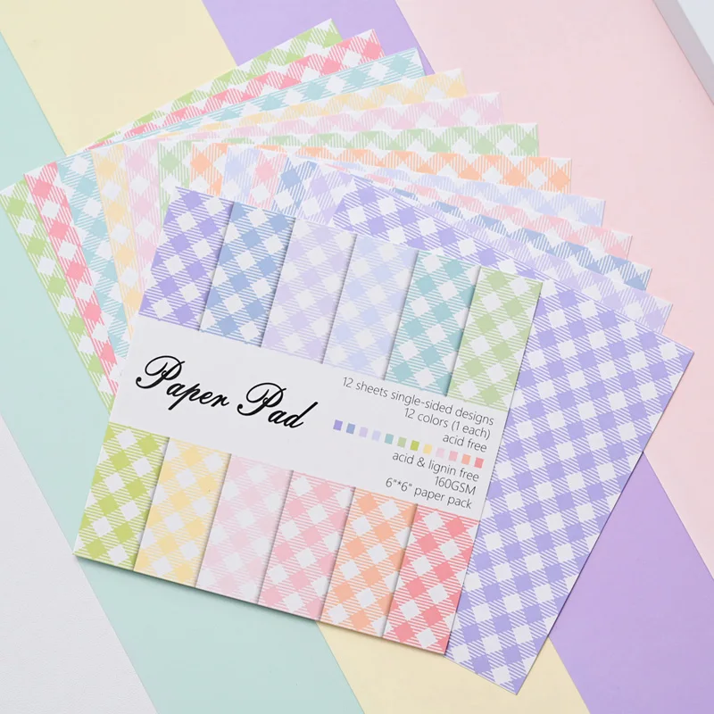 12장 6인치X6인치 도트 그리드 패턴 공예용 종이 수 - Pattern Tissue Paper 리뷰 및 가격