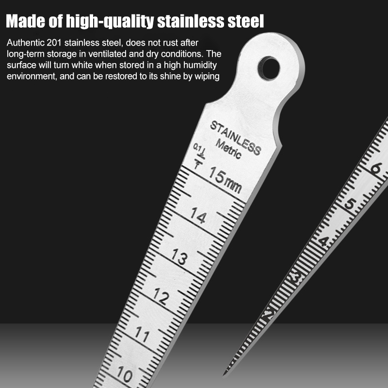 1-15mm 스테인레스 스틸 테이퍼 게이지 필러 내경  - Seam Gauge Metal 리뷰 및 가격