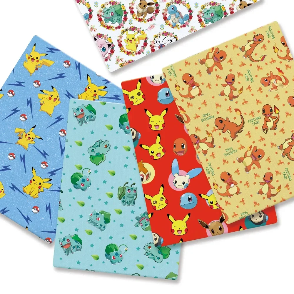 140x50CM 포켓몬 만화 프린트 원단 DIY 만화  - Sewing Production 리뷰 및 가격