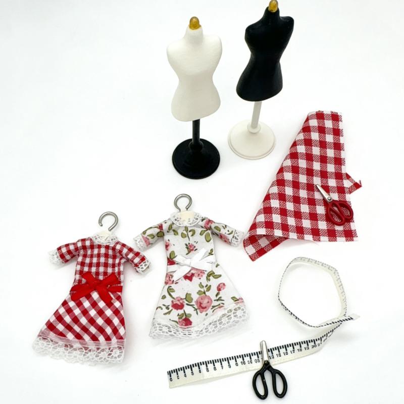 핫세일-1세트 1/12 스케일 인형의 집 미니어처 드레 - Dress Form Mannequin 리뷰 및 가격