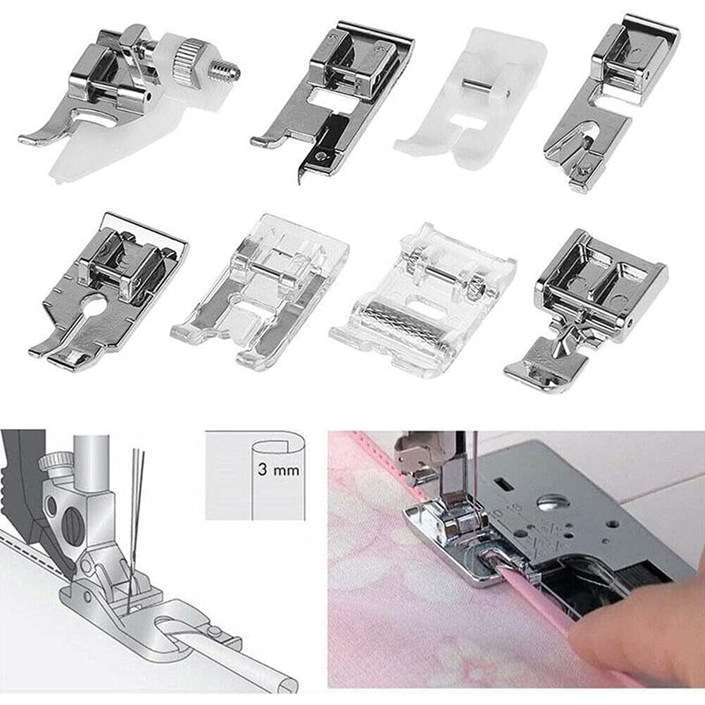 13 개/상자 노루발 세트 롤러 발 Invisi 지퍼  - Zipper Foot Presser 리뷰 및 가격