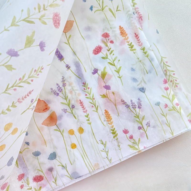 20장 라벤더 프린트 선물 포장지, 14x20인치 반투 - Pattern Tissue Paper 리뷰 및 가격